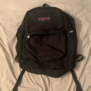 jansport black bookbag
